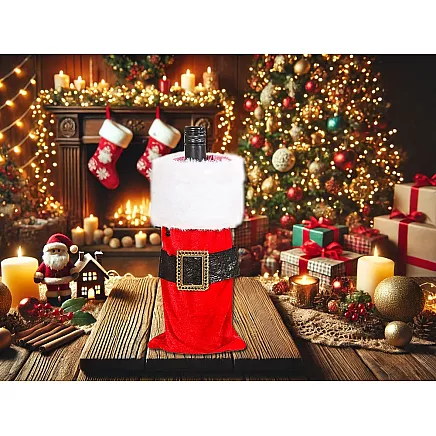 Christmas bottle cover christmas decoration christmas decoration