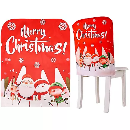 Chair back cover christmas decoration christmas decoration decoration