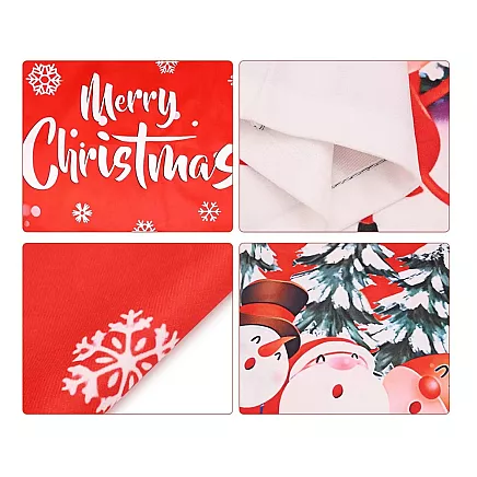 Chair back cover christmas decoration christmas decoration decoration
