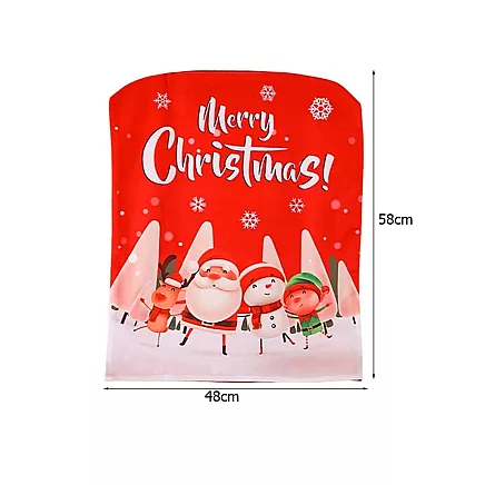 Chair back cover christmas decoration christmas decoration decoration