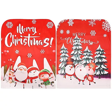 Chair back cover christmas decoration christmas decoration decoration