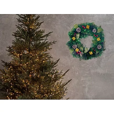 Garland christmas wreath christmas decorations door decoration window