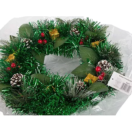 Garland christmas wreath christmas decorations door decoration window