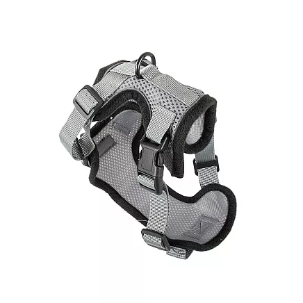 Bezspiedienu pastaigu hārnis maziem suņiem ar rokturi M