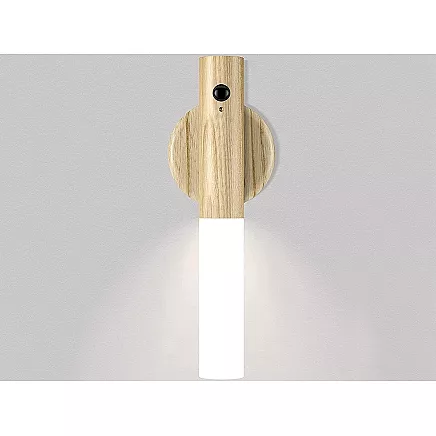 Siltā LED sienas lampa ar kustības sensoru un magnētisku stiprinājumu