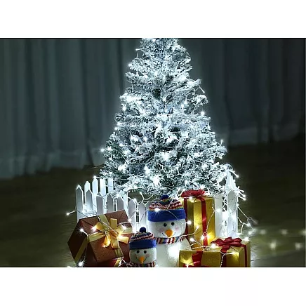 Āra Ziemassvētku Virtene, Aizskars, Lampiņas, 500 LED, IP44, Auksti Balta