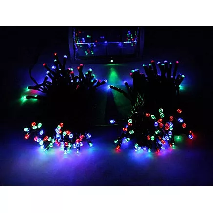 Ziemassvētku Virtene, Eglītes Gaismas, Lampiņas, 300 LED