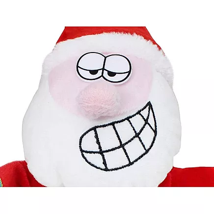 Dejojošs un Dziedošs Ziemassvētku Vecītis, Logu Rotājums, 30 cm