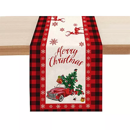 Christmas table runner christmas eve decorative table runner 220x38cm