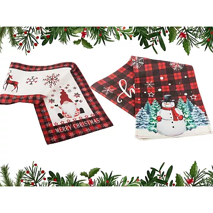 Christmas table runner christmas eve decorative table runner 180x32cm