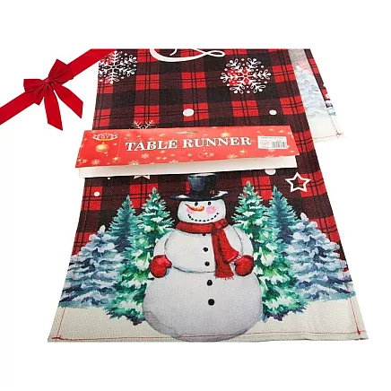 Christmas table runner christmas eve decorative table runner 180x32cm