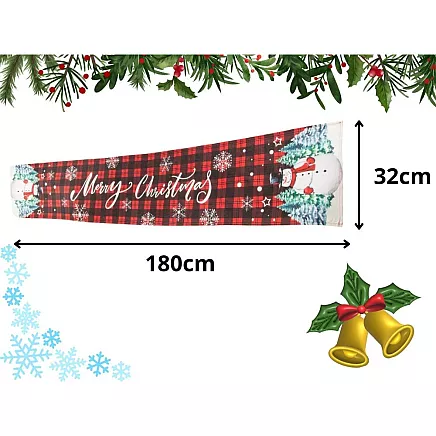 Christmas table runner christmas eve decorative table runner 180x32cm