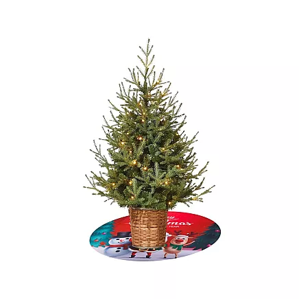 Ziemassvētku Eglīšu Paklājs, 120 cm