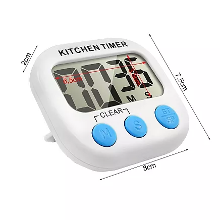 Kitchen timer electronic kitchen clock with magnet digital timer