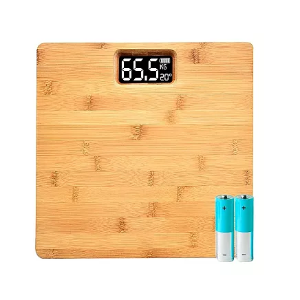 Electronic bambus bathweight digital lcd temperature 180kg