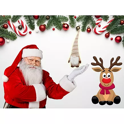 Ziemassvētku Rūķis, Ziemassvētku Vecītis, 48 cm