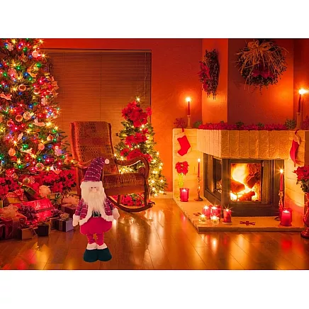 Ziemassvētku Rūķis Santa Klaus, 60-100 cm
