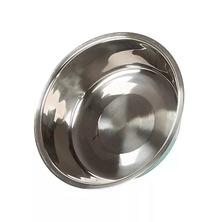 Dog cat food water bowl metal anti-slip pot large 400ml