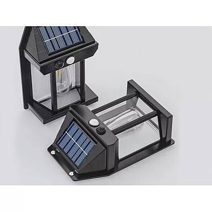 Solar lamp with twilight movement sensor 3 modes waterproof 600lm
