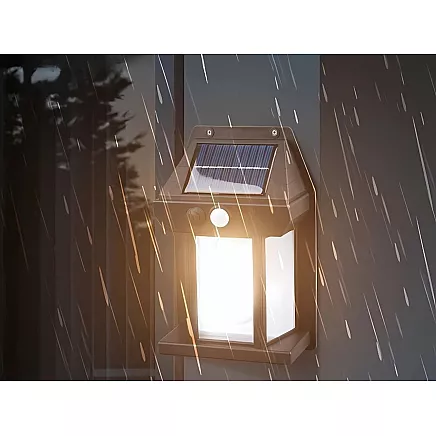 Solar lamp with twilight movement sensor 3 modes waterproof 600lm
