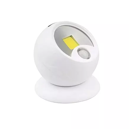 LED kolba 360 bateriju lampa magnēts bezvadu kustības sensors nakts