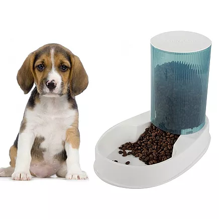Dog food dispenser cat food bowl automatic dry food dispenser