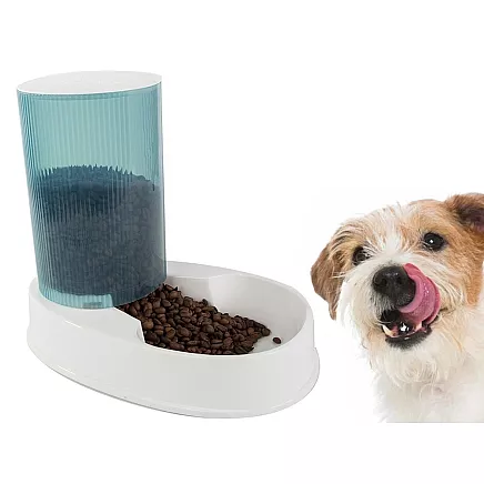 Dog food dispenser cat food bowl automatic dry food dispenser