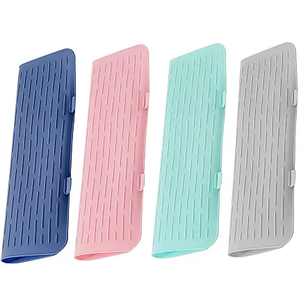 Silicone cover bag for flat iron curling iron hair dryer travel case