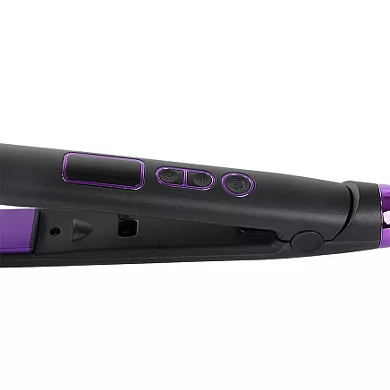 Hair straightener temperature control ceramic for straightening