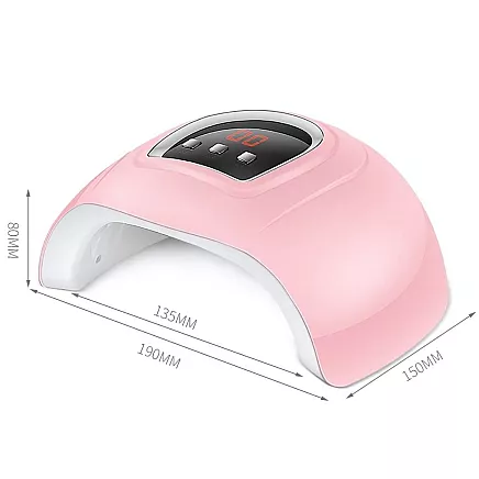 Nail art lamp 18 led uv 54w usb hybrids gels strong nail art hybrids