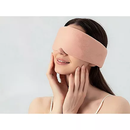 Acu aizsietā miega maska ērts miegs ceļošanai 2 puses silts auksts