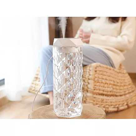 Humidifier air diffuser aromatherapy mist usb rgb crystal