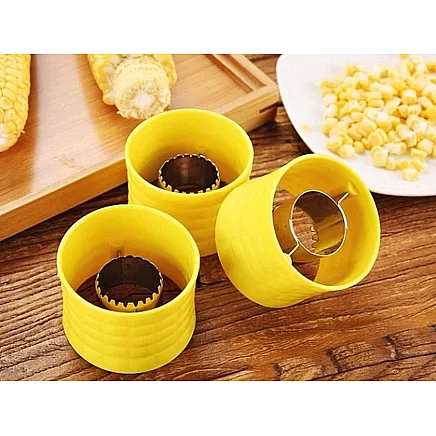 Kukurūzas graudu noņēmējs–mizotājs (plastmasa, 6,8×4,8 cm)