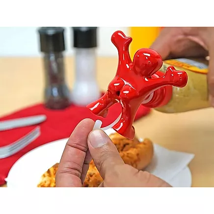 Smieklīgs vāciņš mērču pudelei ar aizbāzni “Sir Perky”