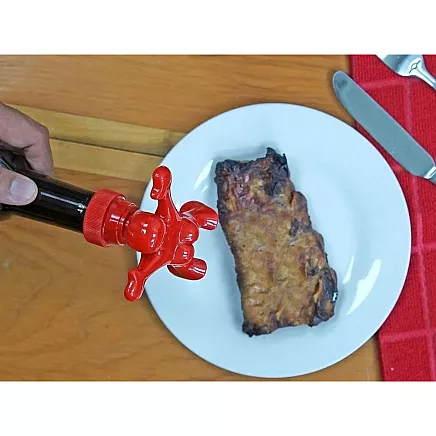 Smieklīgs vāciņš mērču pudelei ar aizbāzni “Sir Perky”