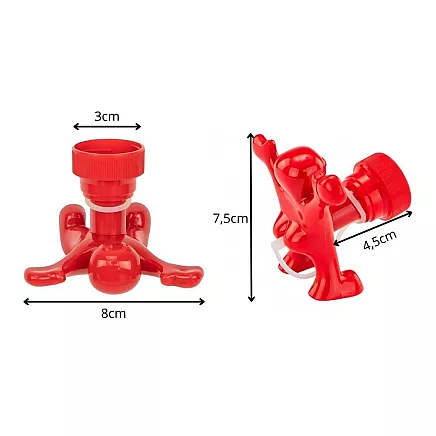 Smieklīgs vāciņš mērču pudelei ar aizbāzni “Sir Perky”