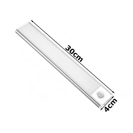 Pašlīmējoša sloksnes gaisma USB 30cm skapja klipa sensors
