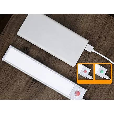 Pašlīmējoša sloksnes gaisma USB 30cm skapja klipa sensors