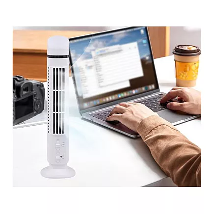 Column fan lamp desk fan standing bladeless fan blower