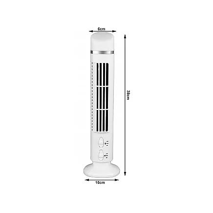 Column fan lamp desk fan standing bladeless fan blower
