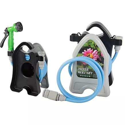 Dārza laistīšanas šļūtene ar statīvu un pistoli 10m