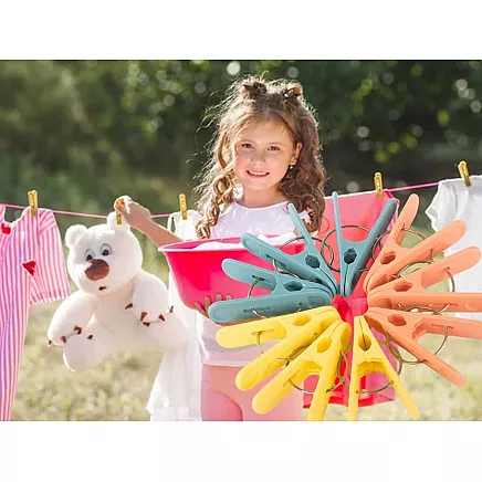 Clothes clips clothes clips clothes clips 18 pieces plastic frogs strong