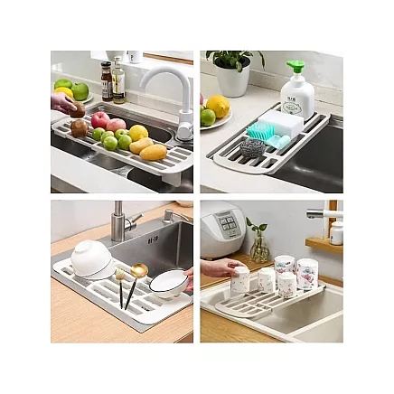 Drainer sink drier fruits vegetables for drying telescopic