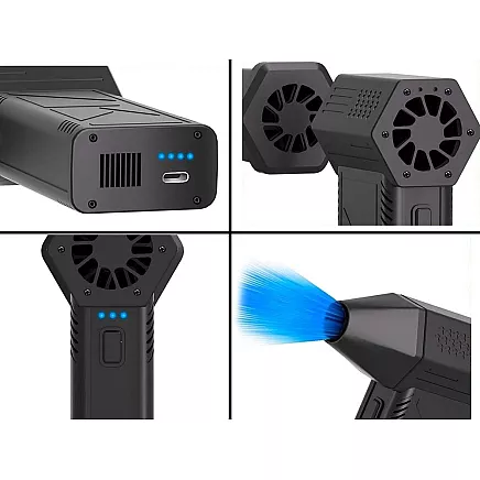 Powerful multifunction blower for dusting computer electronics