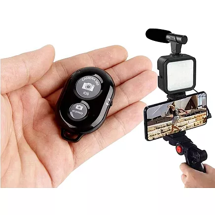 Vlogging kit tripod microphone phone holder video recording