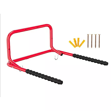 Āķa dubultais instrumentu turētājs darbnīcas velosipēds garāžai