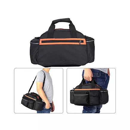 Bicycle pannier trunk large capacity universal