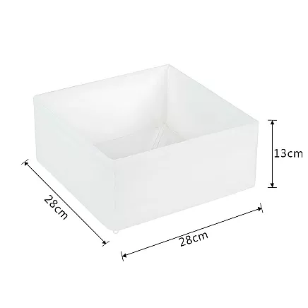 Textile organiser linen clothes shoes drawer white