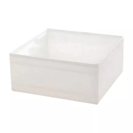 Textile organiser linen clothes shoes drawer white