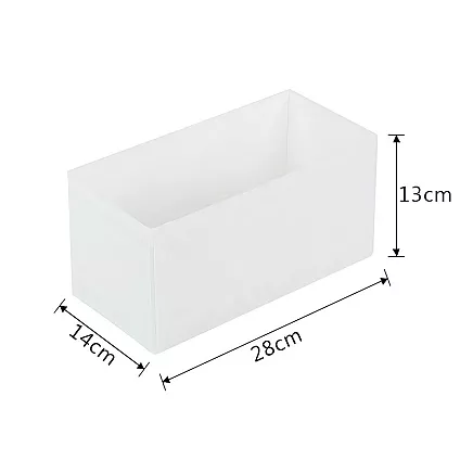 Bra organiser underwear socks clothes drawer wardrobe white